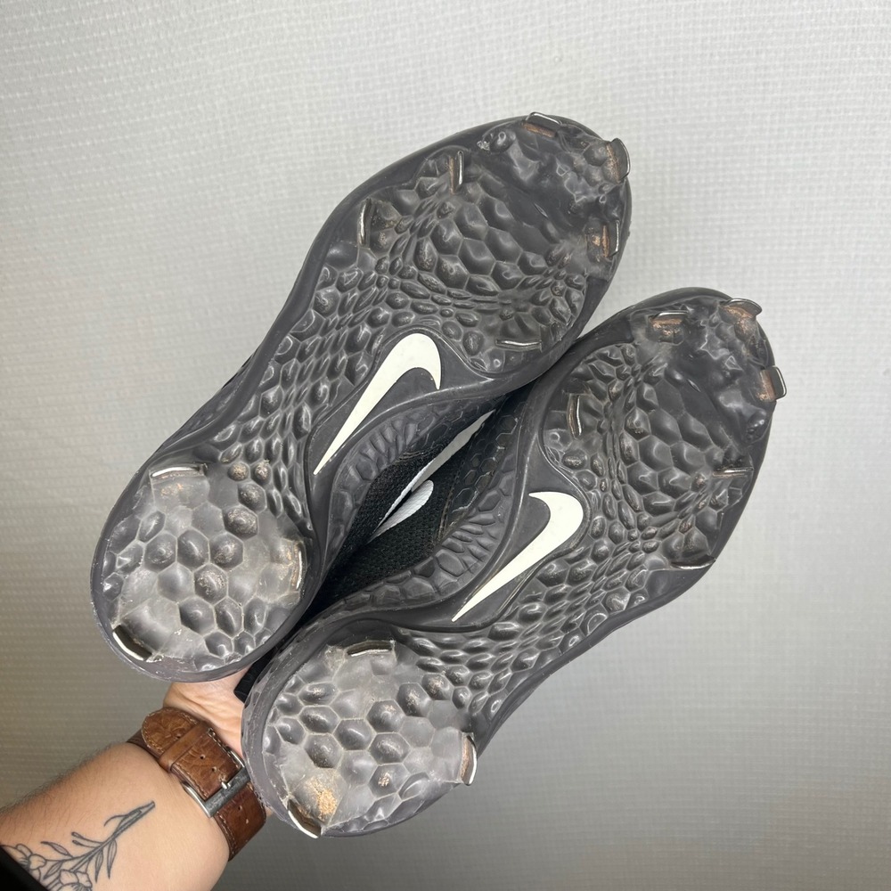 Nike Zoom Force Trout 5 Mens Baseball Cleats Black White AH3372-010 Size 7.5 - Picture 5 of 7